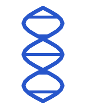 Double-stranded oligonucleotide icon